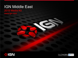 IGN Middle East 2015 Media Kit