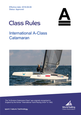 International A-Class Catamaran