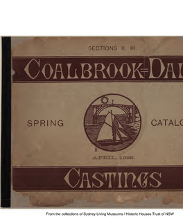 The Coalbrookdale Illustrated Spring Catalogue