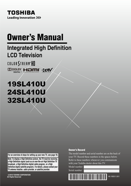 Owner's Manual