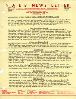 NAEB Newsletter (November 01, 1948)