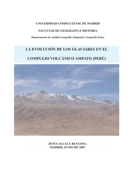 La Evolución De Los Glaciares En El