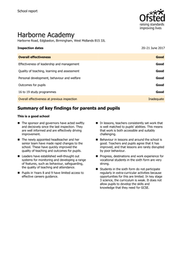 Harborne Academy Harborne Road, Edgbaston, Birmingham, West Midlands B15 3JL