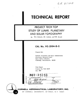 STUDY of LUNAR, PLANETARY and SOLAR Topografhy