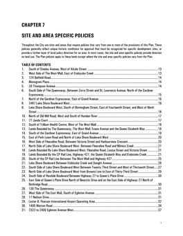 Chapter 7 Site and Area Specific Policies