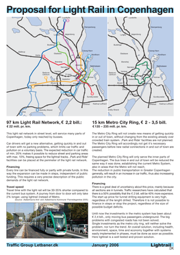 Proposal for Light Rail in Copenhagen