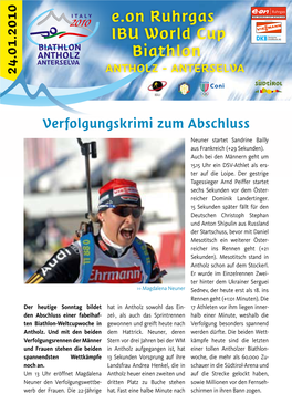 Biathlon E.On Ruhrgas IBU World