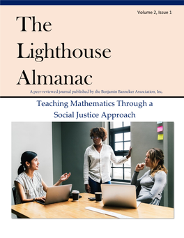 Teaching Mathematics Through a Social Justice Approach the Lighthouse Almanac the Benjamin Banneker Association, Inc