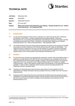 Sharpness Branch Line Outline Case Submission