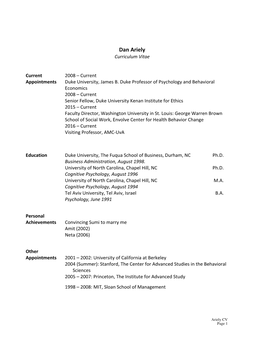 Ariely Cv.Pdf