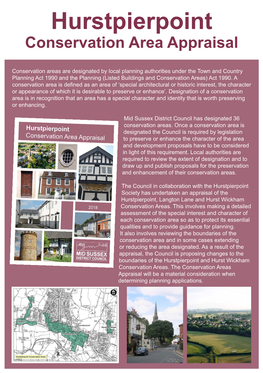 Hurstpierpoint Conservation Area Appraisal