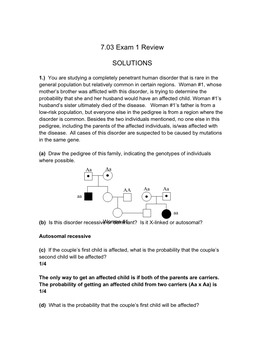 7.03 Exam 1 Review SOLUTIONS