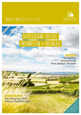 Deutschland Spezial: Rheinhessen & Rheingau