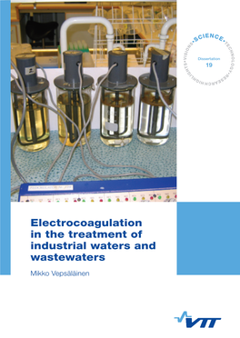 Electrocoagulation in the Treatment of Industrial Waters and Wastewaters