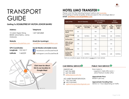 Transport Guide