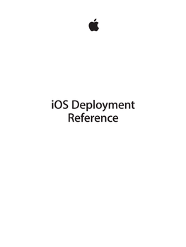 Ios Deployment Reference Kkapple Inc