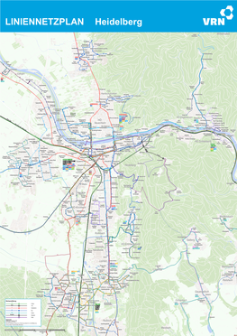 LINIENNETZPLAN Heidelberg