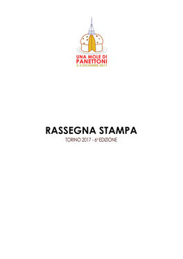 RASSEGNA STAMPA TORINO 2017 - 6A EDIZIONE QUOTIDIANI in EDICOLA