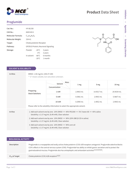 Product Data Sheet