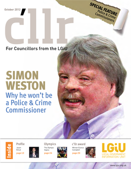 Simon Weston Why He Won’T Be a Police & Crime Commissioner