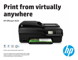 Print from Virtually Anywhere HP Officejet 4620