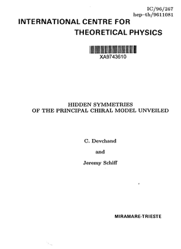 Hidden Symmetries of the Principal Chiral Model Unveiled