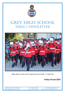 Newsletter Term 2