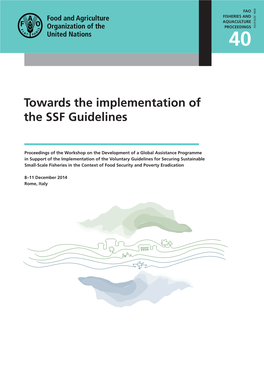 FAO 2015 Towards the Implementation of the SSF Guidelines