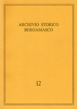 Archivio Storico Bergamasco