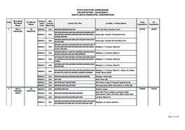 State Election Commission Delimitation , 2016(Draft) South Delhi Municipal Corporation