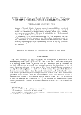 Every Group Is a Maximal Subgroup of a Naturally Occurring Free Idempotent Generated Semigroup