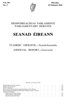 Seanad Éireann