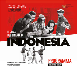 Indonesia 23/25-09-2016 Roma SPAZIO ALFIERI Via Dell’Ulivo 6, Firenze