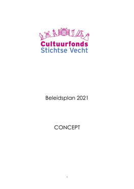 Concept Beleidsplan 2021