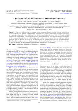 The Evolution of Astronomical Observatory