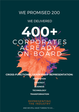Corporates Already O N-Board