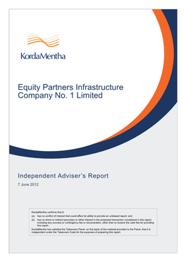 Equity Partners Infrastructure Company No. 1 Limited