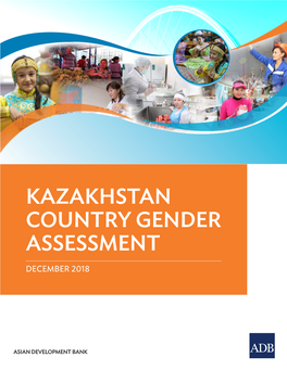 Kazakhstan Country Gender Assessment