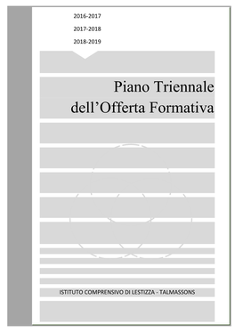 Piano Triennale Dell'offerta Formativa