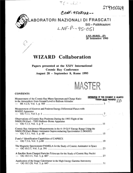 WIZARD Collaboration