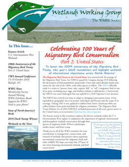 Celebrating 100 Years of Migratory Bird Conservation