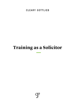 Training As a Solicitor London Washington, D.C