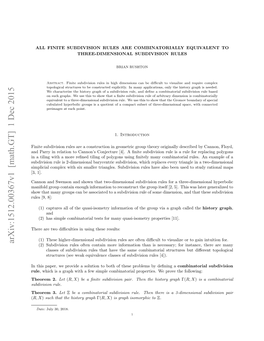 All Finite Subdivision Rules Are Combinatorially Equivalent to Three-Dimensional Subdivision Rules