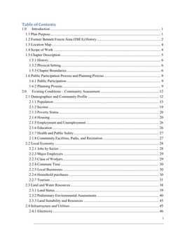 Table of Contents 1.0 Introduction