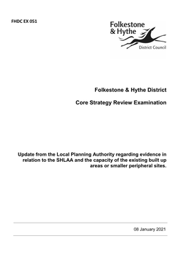 Folkestone & Hythe District Core Strategy Review Examination