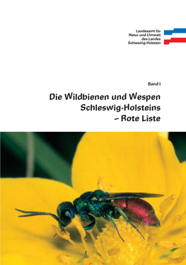 Die Wildbienen Und Wespen Schleswig-Holsteins – Rote Liste