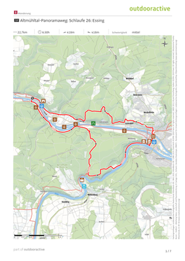 Altmühltal-Panoramaweg: Schlaufe 26: Essing