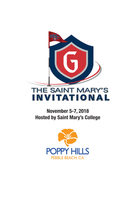 November 5-7, 2018 Hosted by Saint Mary's College