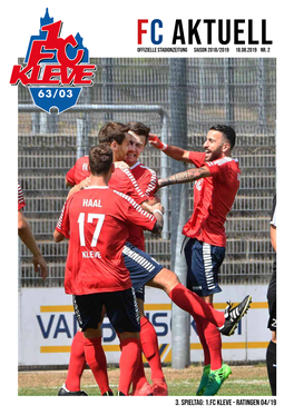 3. Spieltag: 1.FC Kleve - RATINGEN 04/19 the BALL IS BACK