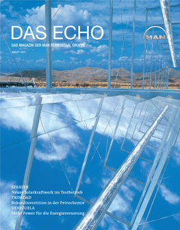 Das Echo Das Magazin Der Man Ferrostaal Gruppe